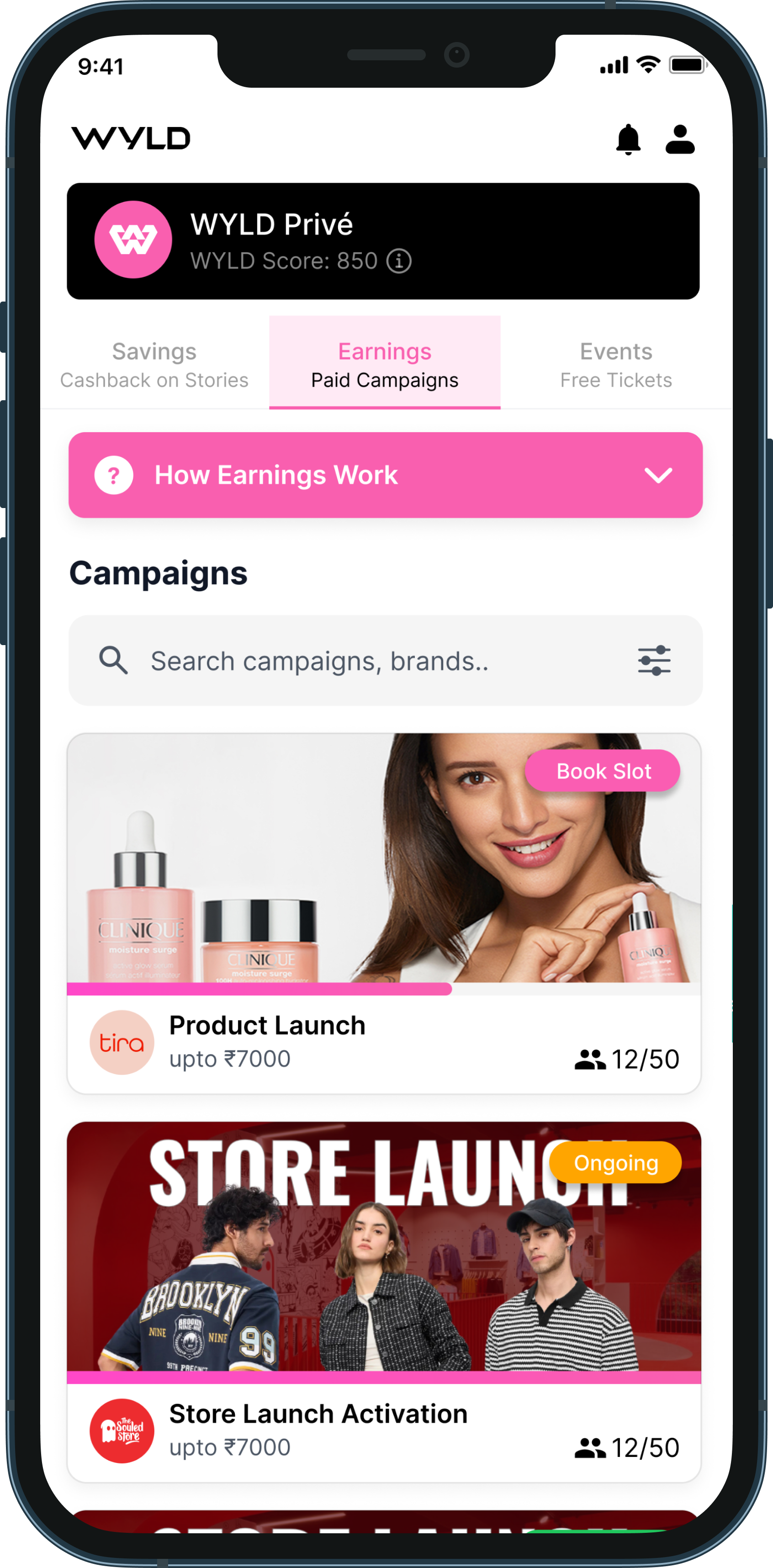WYLD app